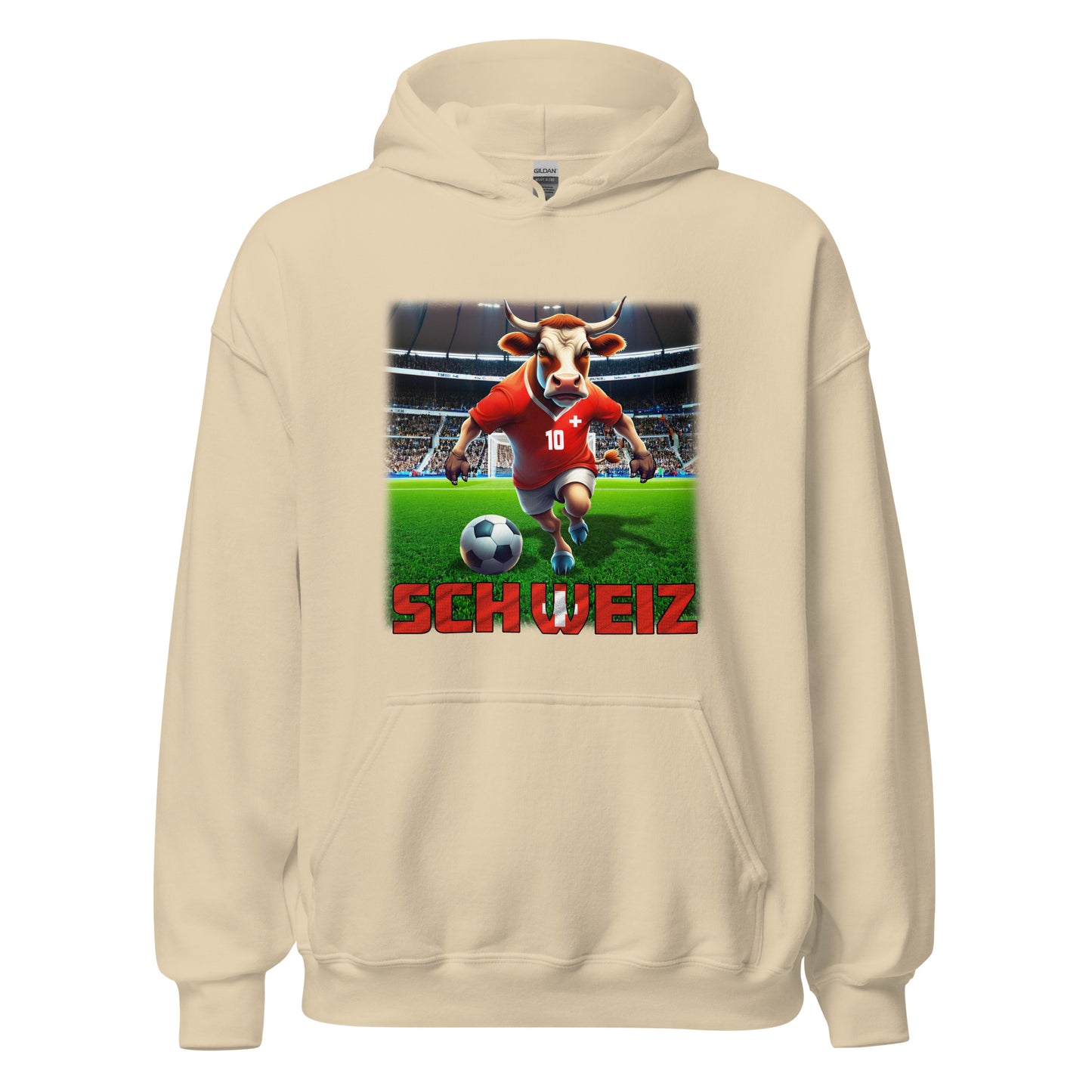 Schweiz EM Fußball Trikot Unisex-Kapuzenpullover