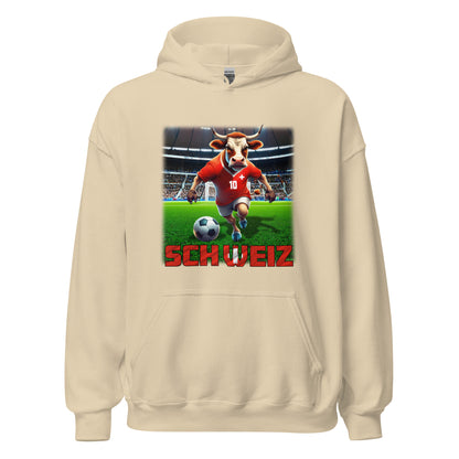 Schweiz EM Fußball Trikot Unisex-Kapuzenpullover