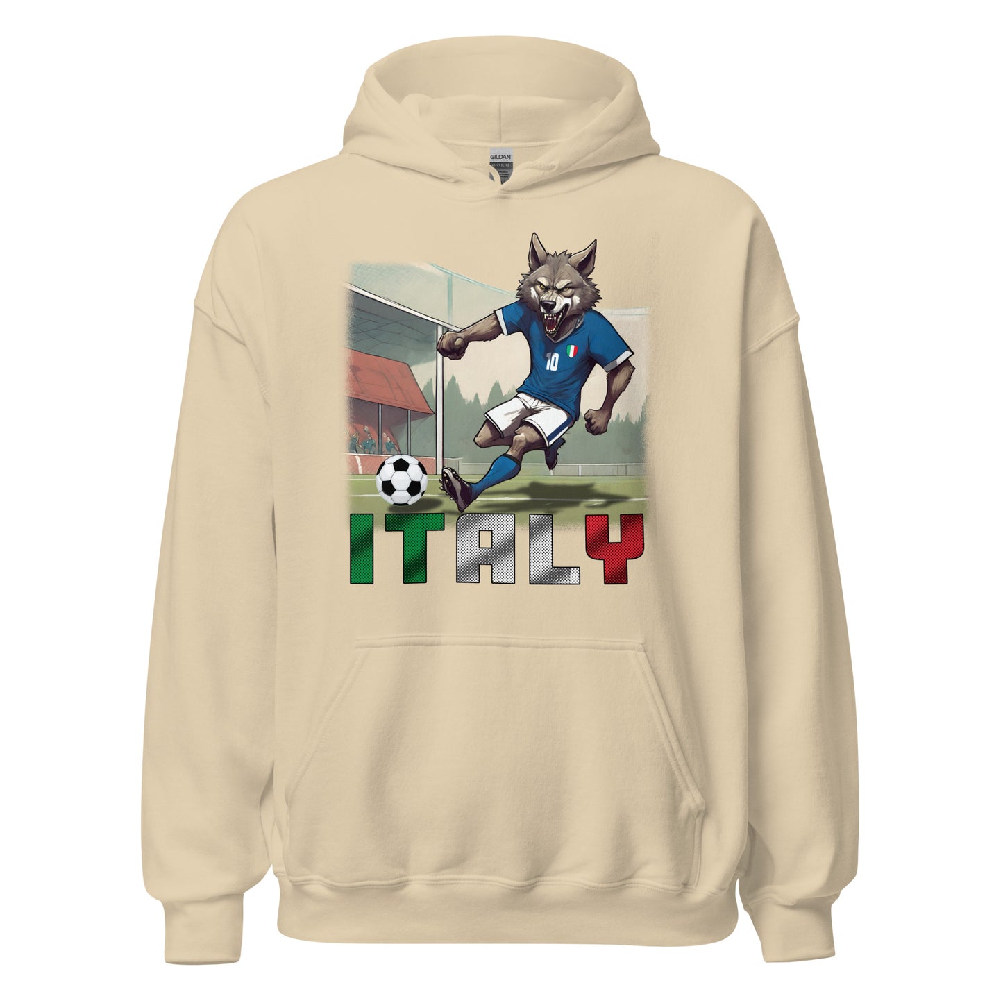 Sweat à capuche unisexe alternatif du maillot de football du Championnat d’Europe d’Italie