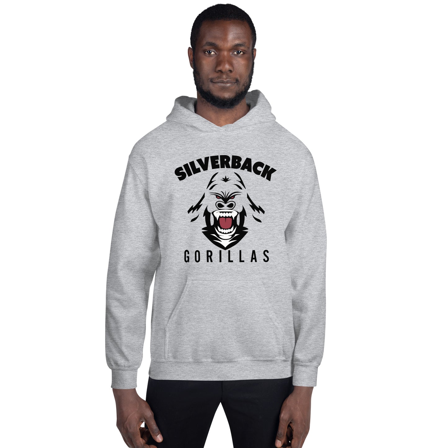Unisex-Kapuzenpullover "Silverback Gorillas"