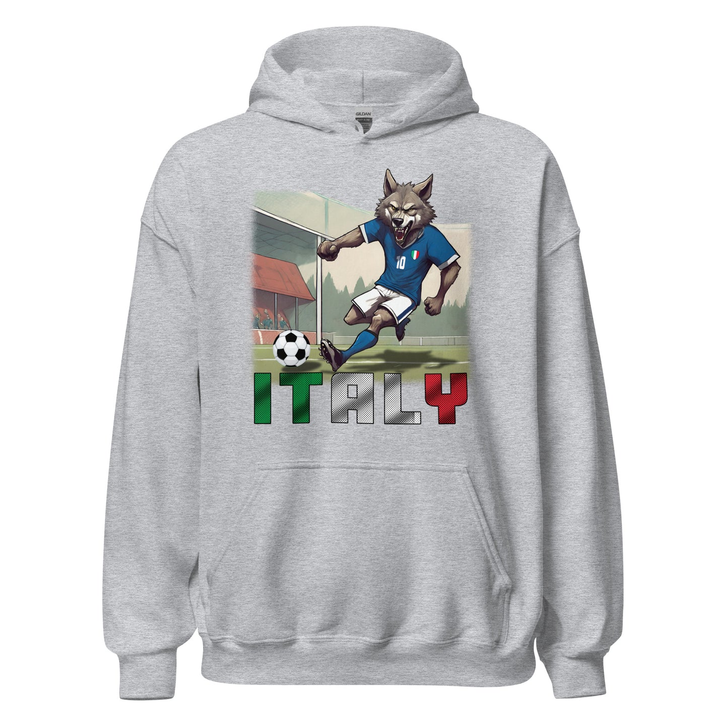 Sweat à capuche unisexe alternatif du maillot de football du Championnat d’Europe d’Italie