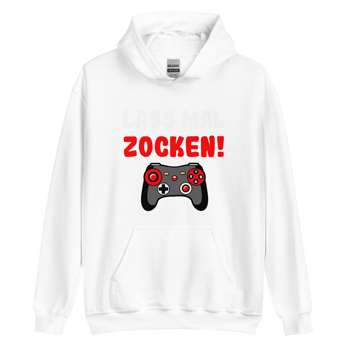 Unisex-Kapuzenpullover "Lass mal zocken!"