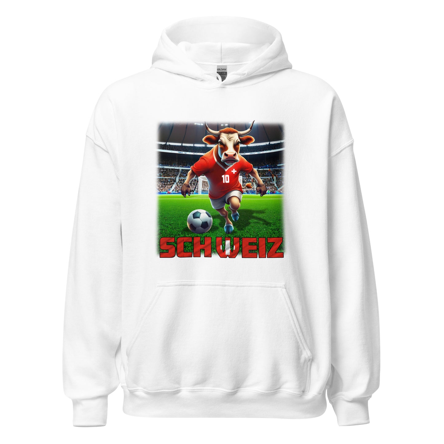 Schweiz EM Fußball Trikot Unisex-Kapuzenpullover