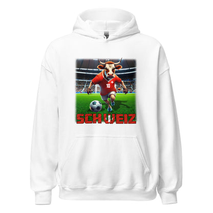 Schweiz EM Fußball Trikot Unisex-Kapuzenpullover