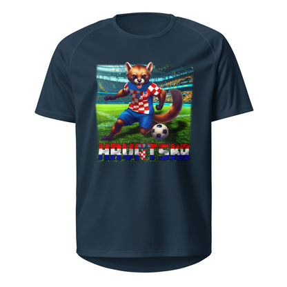 Maillot de football du championnat d'Europe de croatie, maillot de sport unisexe alternatif