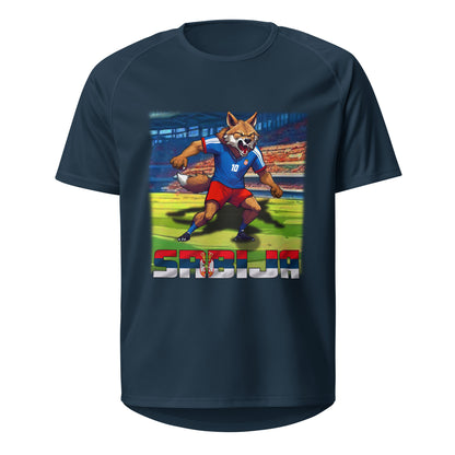 Serbien EM Fußball Trikot Alternative Unisex Sport-Trikot