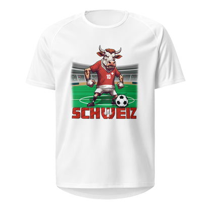Schweiz EM Fußball Triko Unisex Sport-Trikot