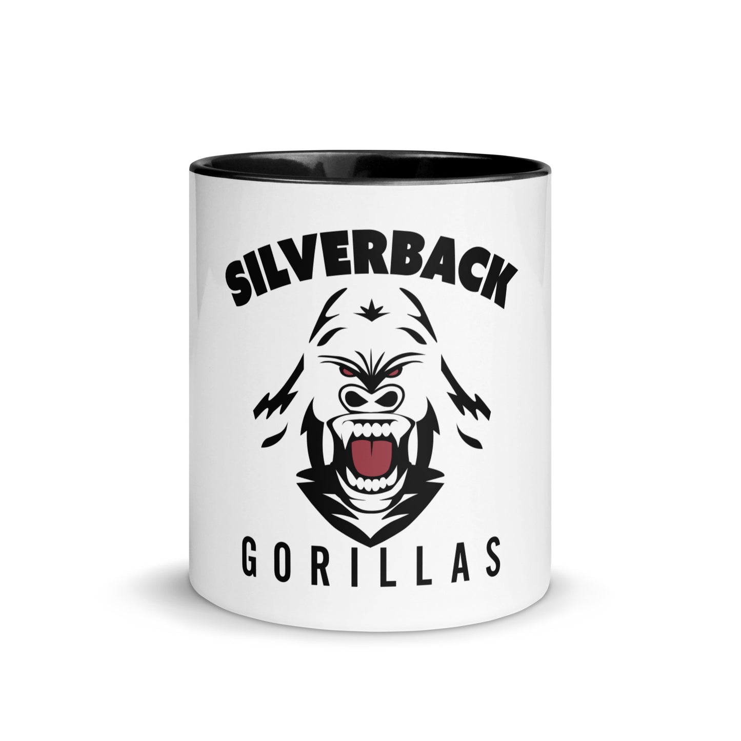 Mug avec intérieur coloré "Silverback Gorillas"