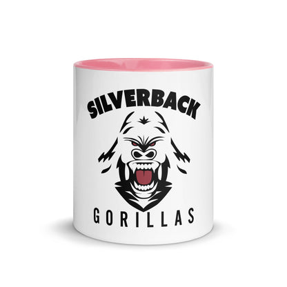 Mug avec intérieur coloré "Silverback Gorillas"