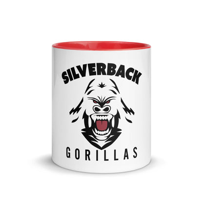 Mug avec intérieur coloré "Silverback Gorillas"