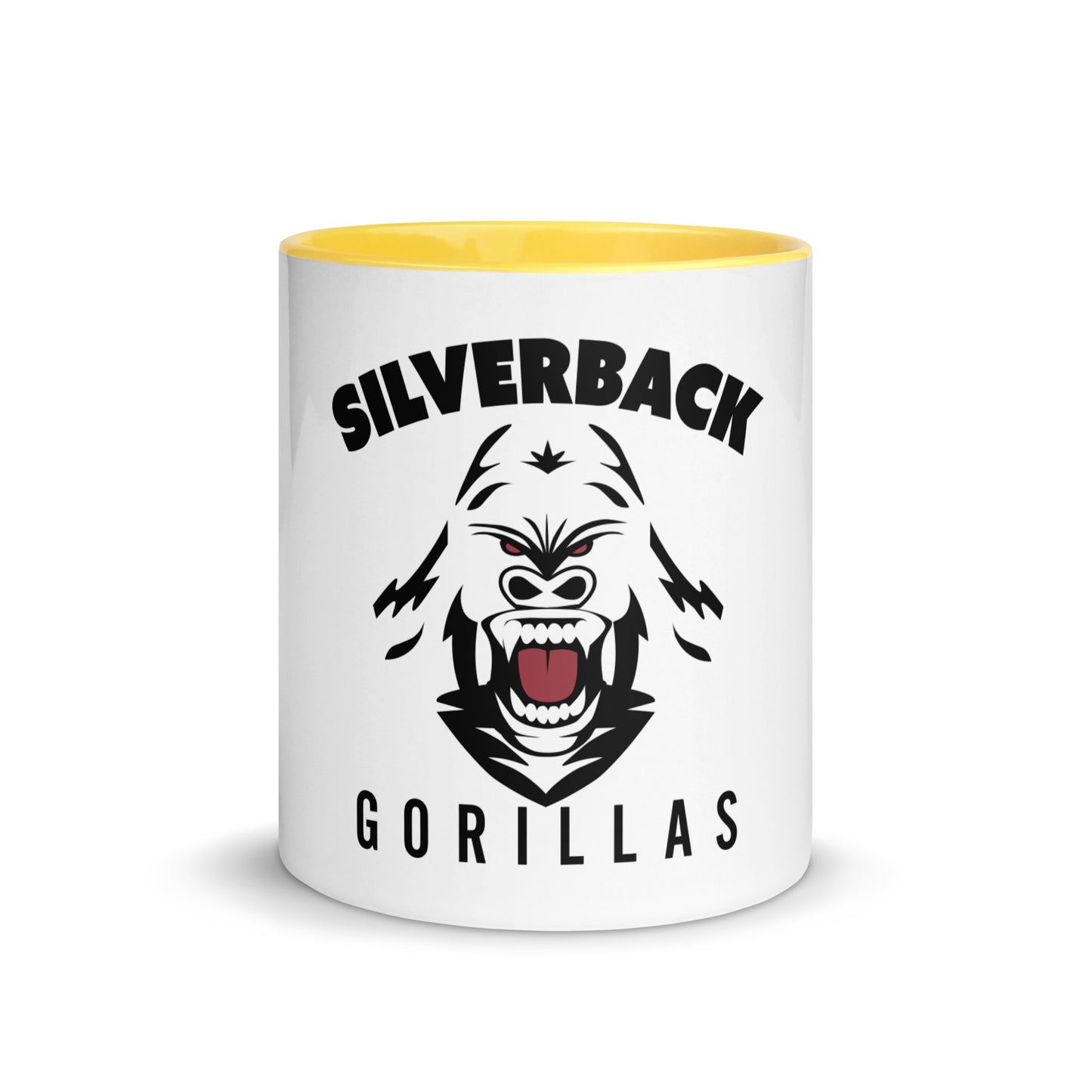 Mug avec intérieur coloré "Silverback Gorillas"