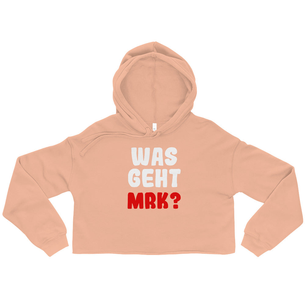 Sweat à capuche court "Quoi de neuf mrk?"