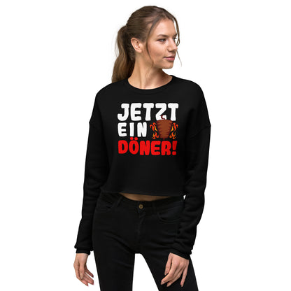 Crop sweater "Now a kebab!"