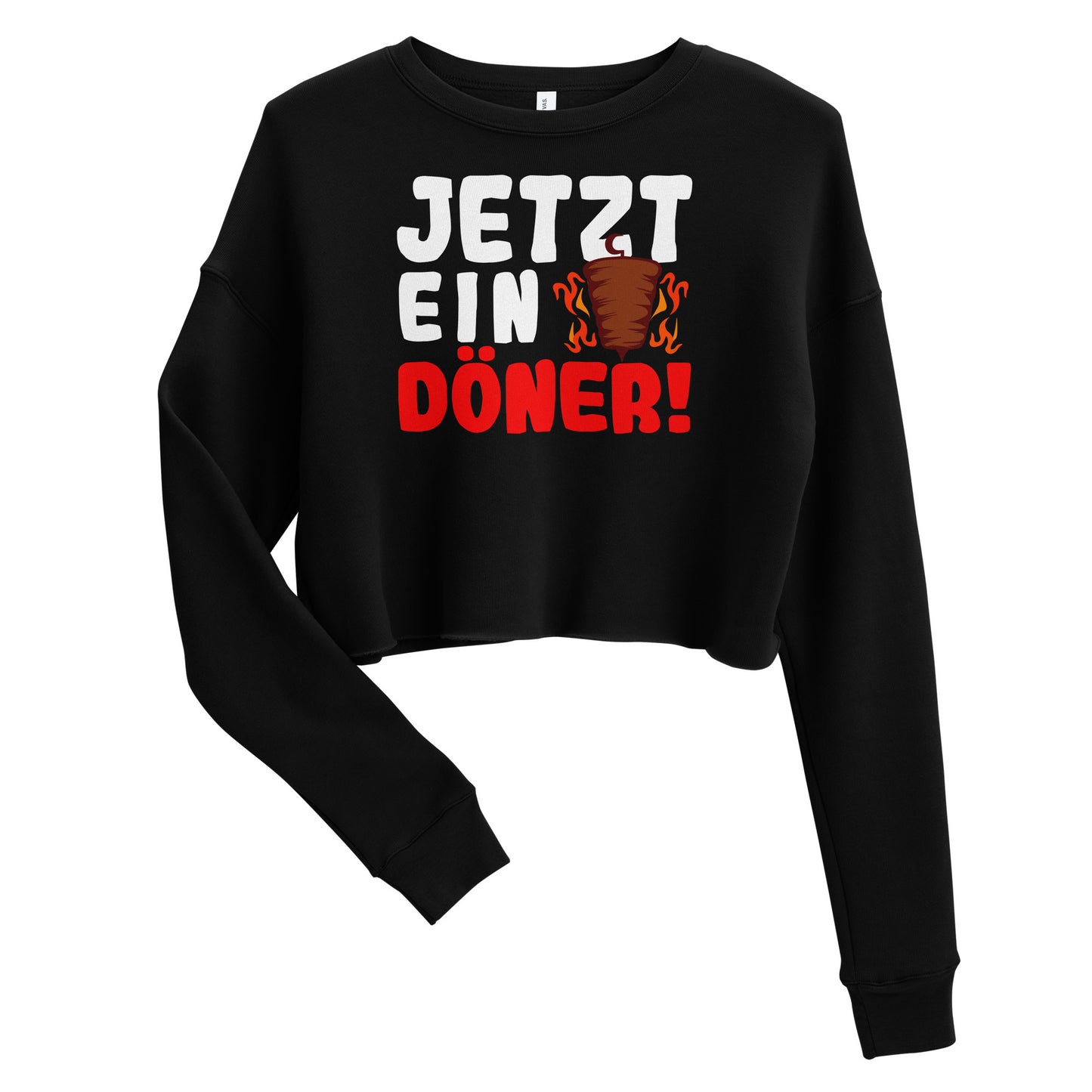 Crop sweater "Now a kebab!"