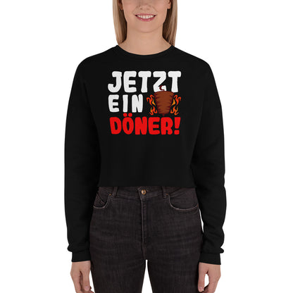 Crop sweater "Now a kebab!"