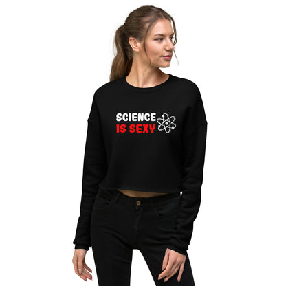 Crop-Pullover "Science is sexy"