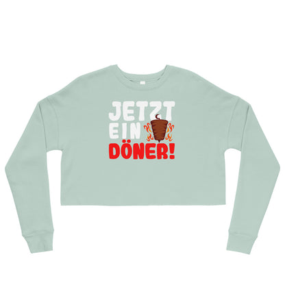 Crop sweater "Now a kebab!"