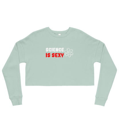 Crop-Pullover "Science is sexy"