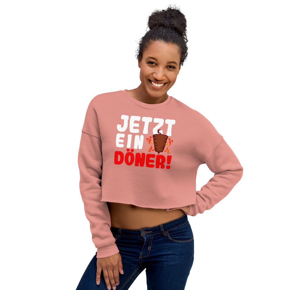 Crop sweater "Now a kebab!"