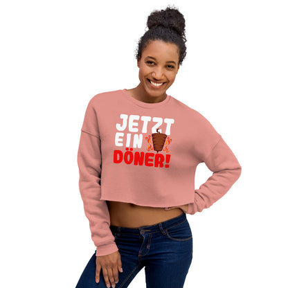 Crop sweater "Now a kebab!"