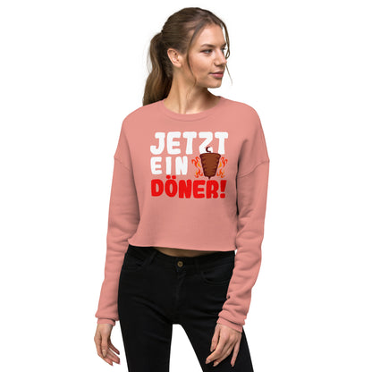 Crop sweater "Now a kebab!"