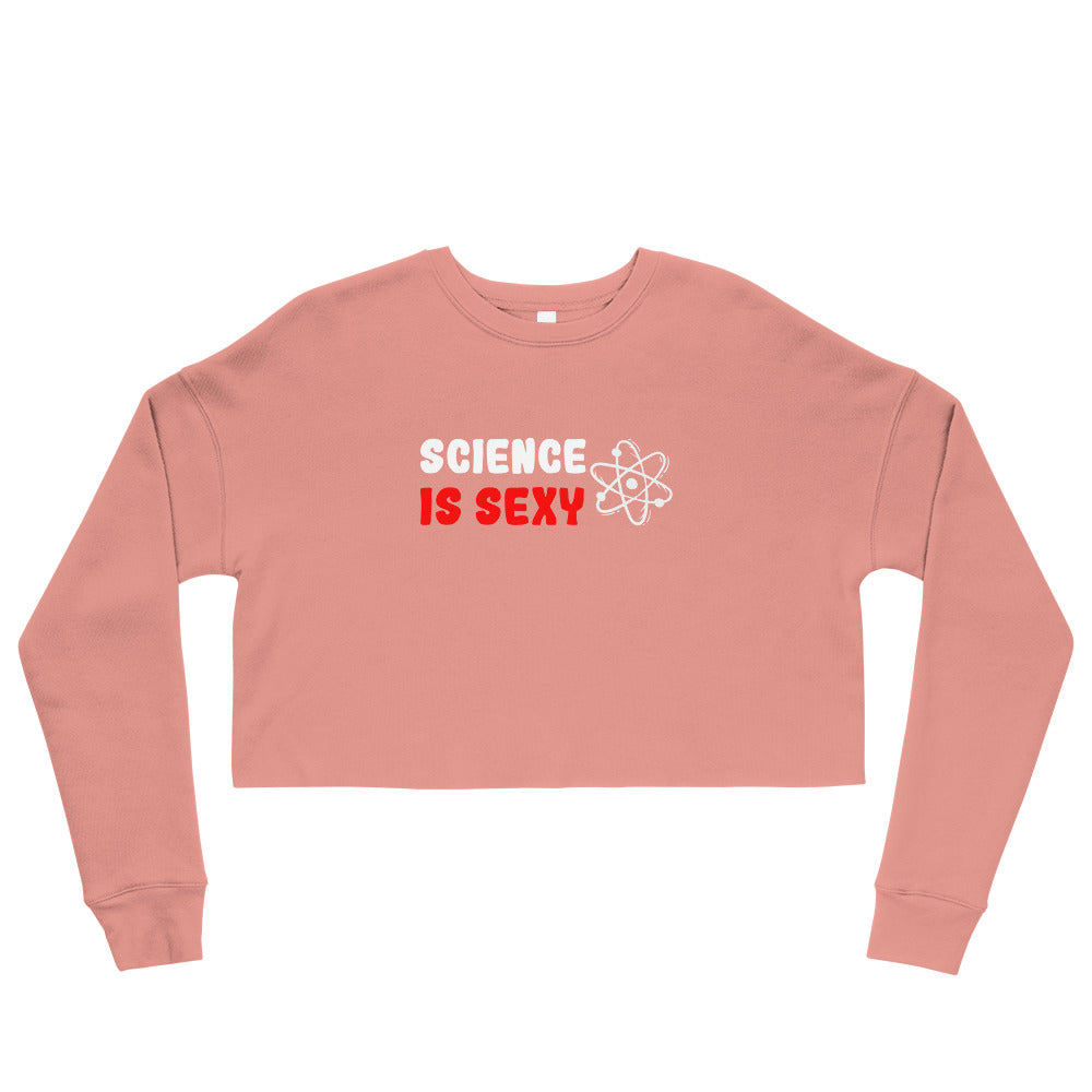 Crop-Pullover "Science is sexy"