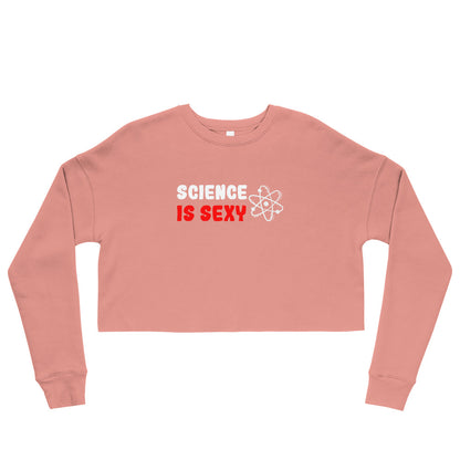 Crop-Pullover "Science is sexy"