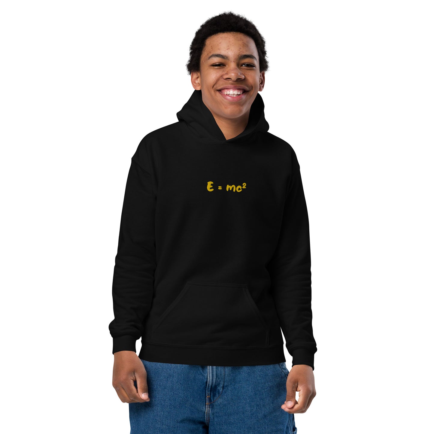 Heavy-Blend Hoodie for Youths "E=mc²"