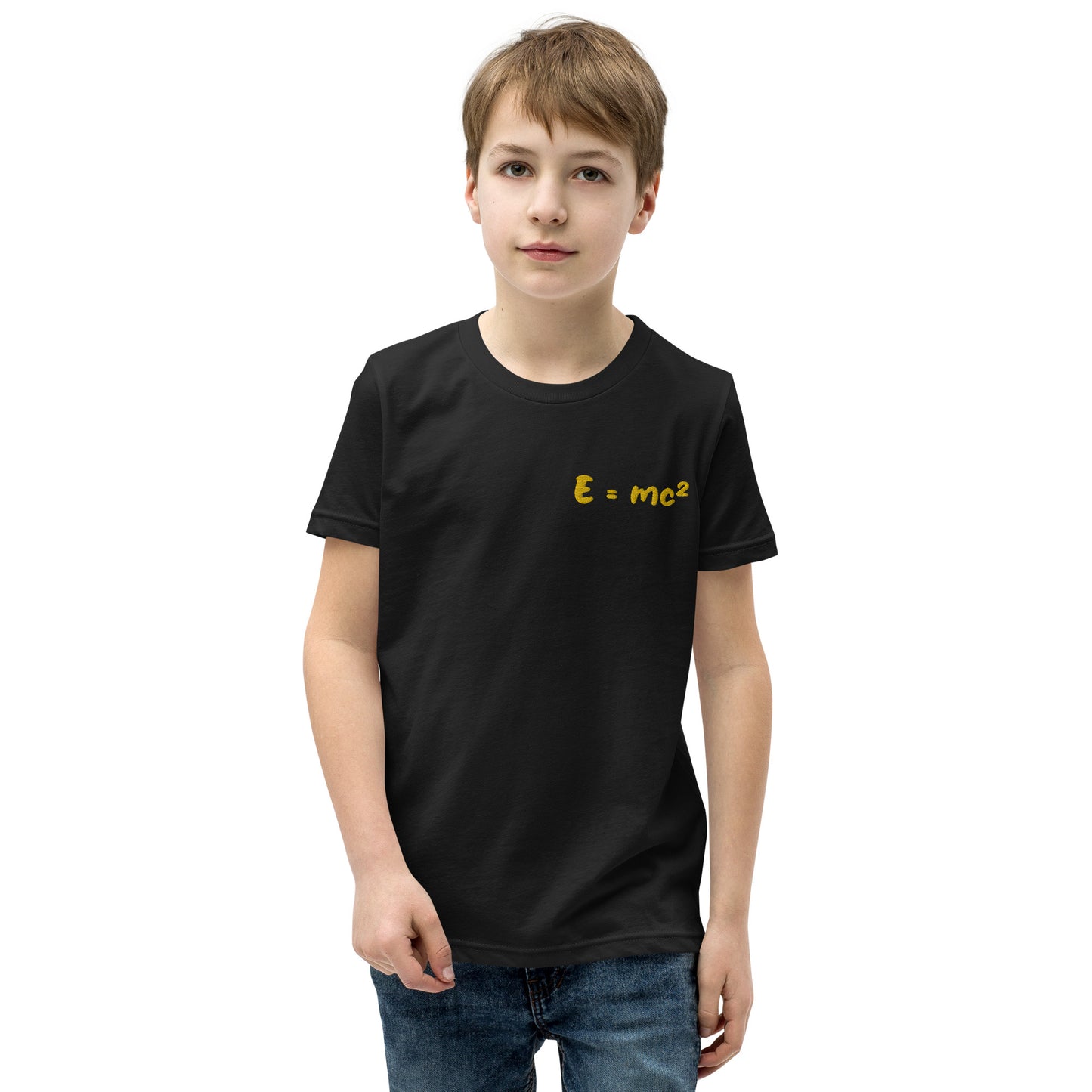 Short-sleeved T-shirt for children "E=mc²"