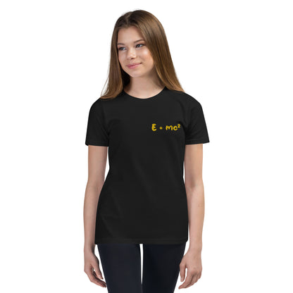 Short-sleeved T-shirt for children "E=mc²"