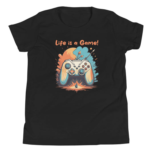 Kids' short sleeve t-shirt Live is a Game