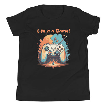 Kurzärmeliges T-Shirt für Kinder Life is a Game