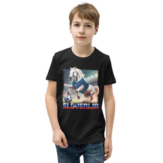 Slowenien EM Fußball Trikot Alternative Kurzärmeliges T-Shirt für Kinder