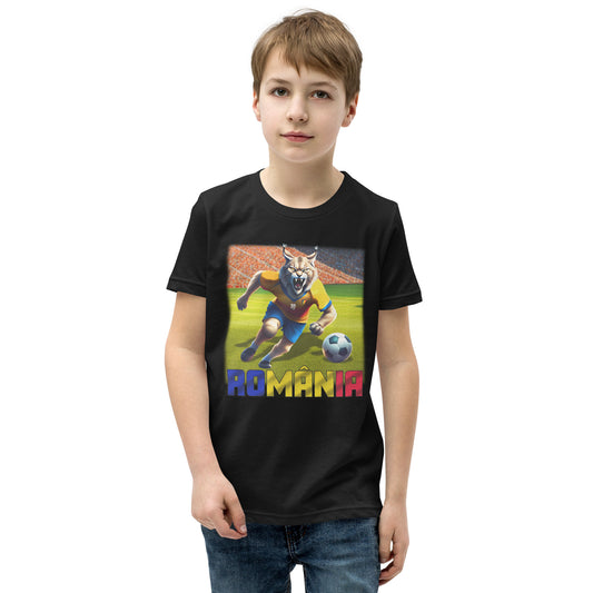 Rumänien EM Fußball Trikot Alternative Kurzärmeliges T-Shirt für Kinder