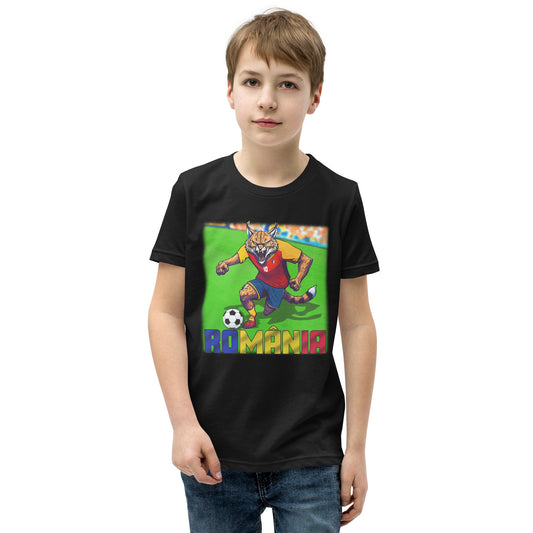 Rumänien EM Fußball Trikot Alternative Kurzärmeliges T-Shirt für Kinder