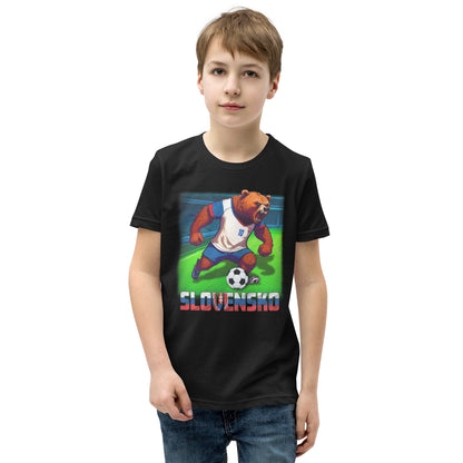 Slowakei EM Fußball Trikot Alternative Kurzärmeliges T-Shirt für Kinder