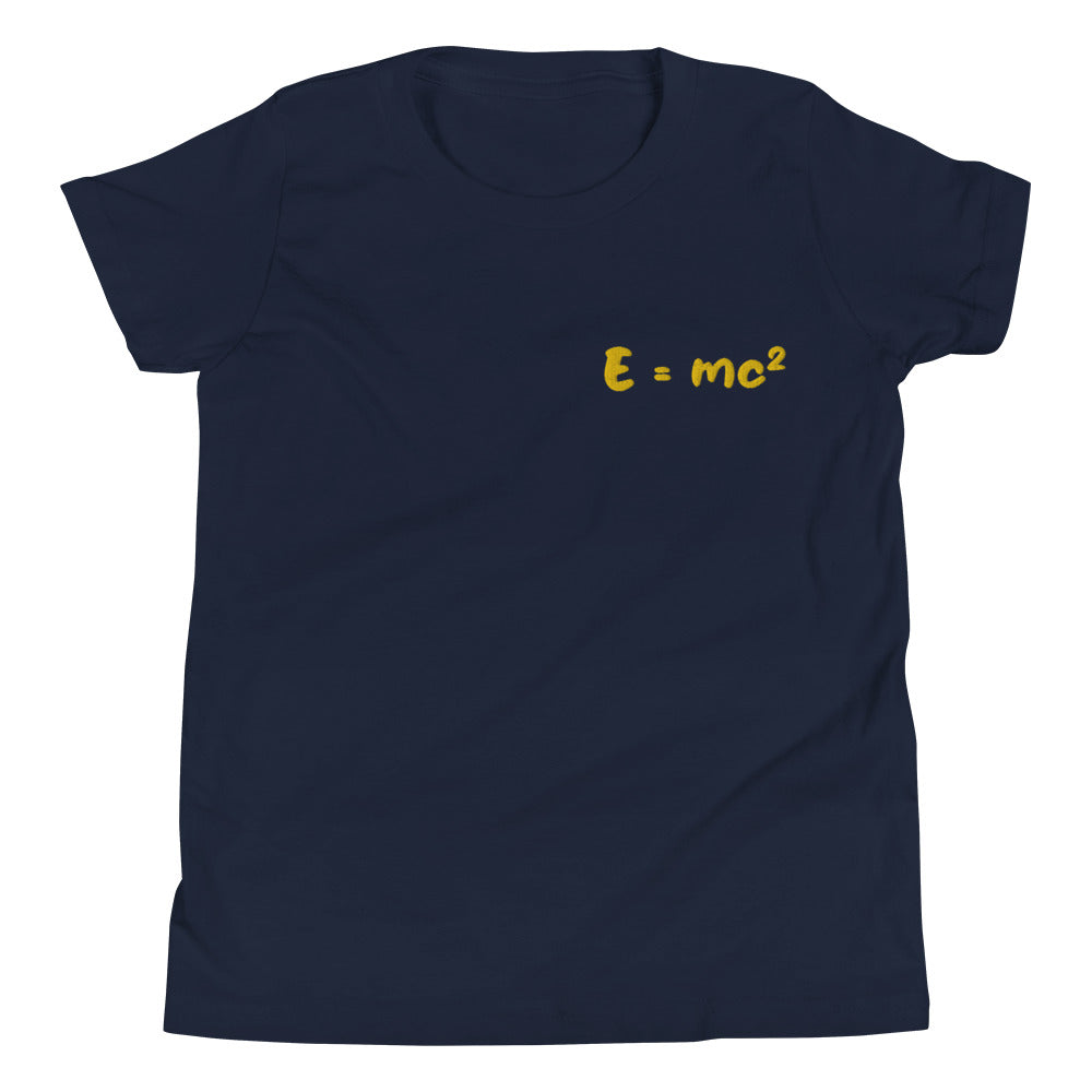 Short-sleeved T-shirt for children "E=mc²"