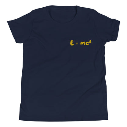 Short-sleeved T-shirt for children "E=mc²"