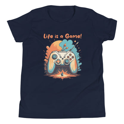 Kurzärmeliges T-Shirt für Kinder Life is a Game