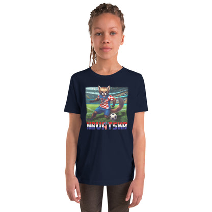 Maillot de football du Championnat d'Europe de Croatie, t-shirt alternatif à manches courtes pour enfants