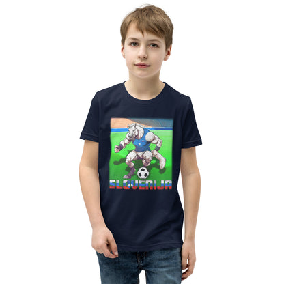 Slowenien EM Fußball Trikot Alternative Kurzärmeliges T-Shirt für Kinder