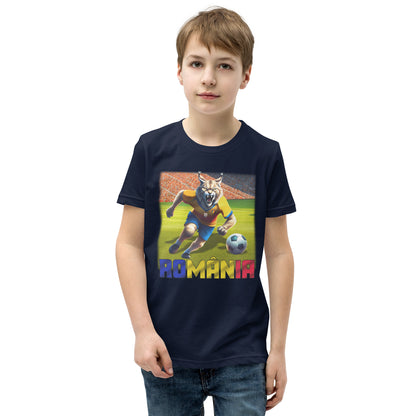 Rumänien EM Fußball Trikot Alternative Kurzärmeliges T-Shirt für Kinder