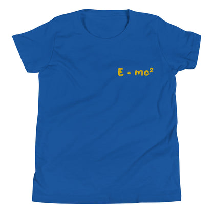 Short-sleeved T-shirt for children "E=mc²"