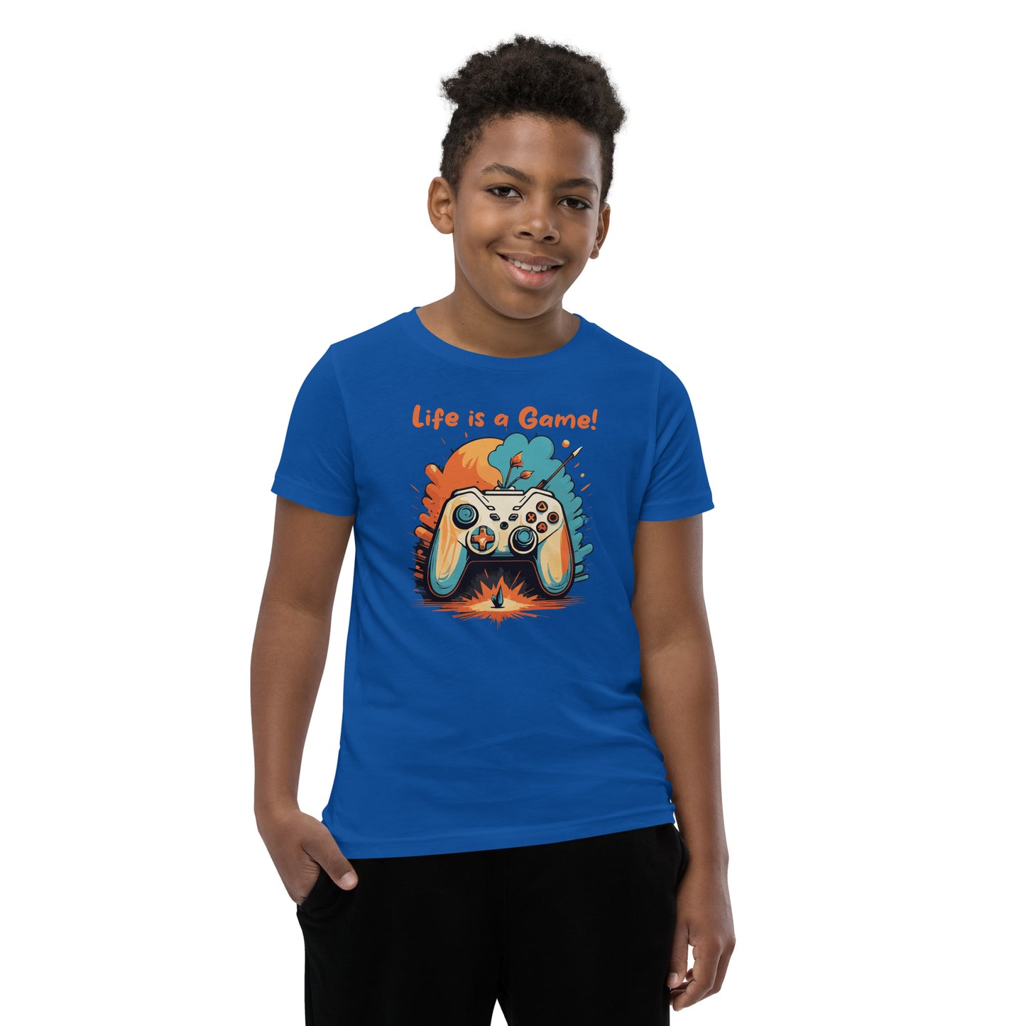 Kids' short sleeve t-shirt Live is a Game