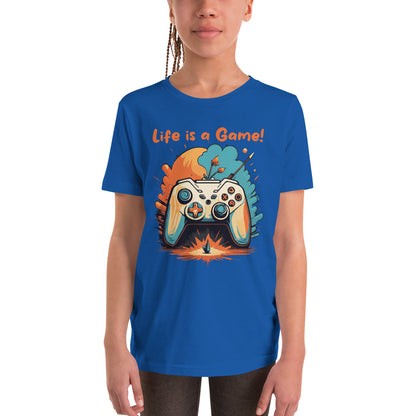 Kurzärmeliges T-Shirt für Kinder Life is a Game