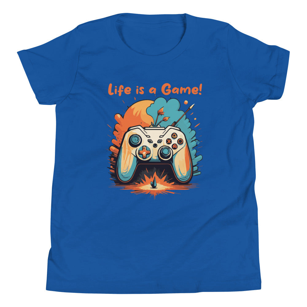 Kurzärmeliges T-Shirt für Kinder Life is a Game