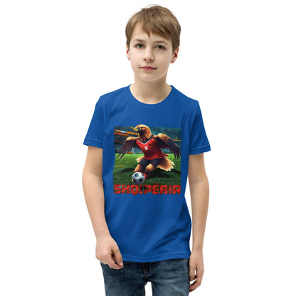 Albanien EM Fußball Trikot Alternative Kurzärmeliges T-Shirt für Kinder