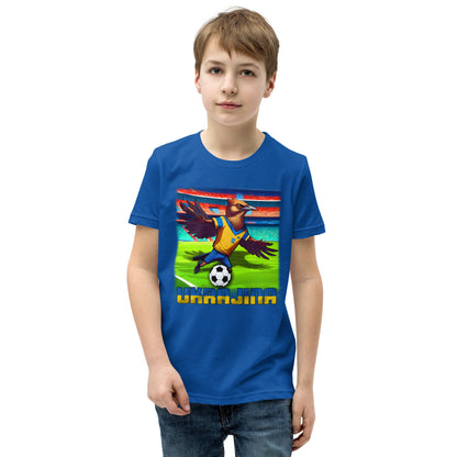 Ukraine Euro Football Jersey Alternative Short Sleeve T-Shirt for Kids