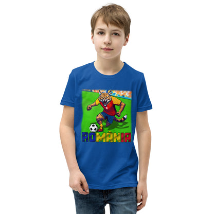 Rumänien EM Fußball Trikot Alternative Kurzärmeliges T-Shirt für Kinder