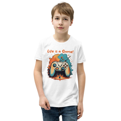 Kurzärmeliges T-Shirt für Kinder Life is a Game